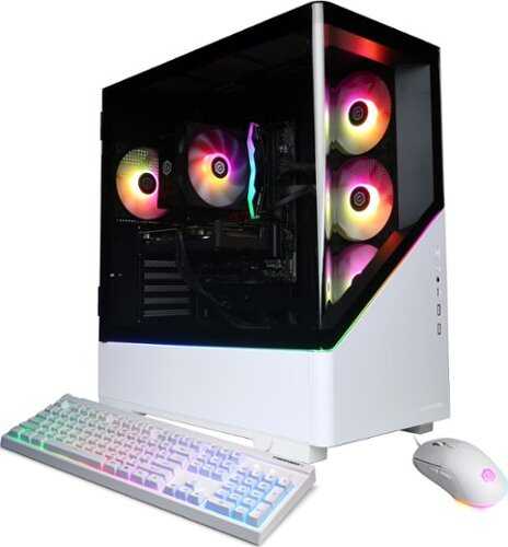 Rent to own CyberPowerPC - Gamer Xtreme Gaming Desktop - Intel Core Ultra 7 265F - 16GB Memory - NVIDIA GeForce RTX 5050 8GB - 2TB PCIe 4.0 SSD - White