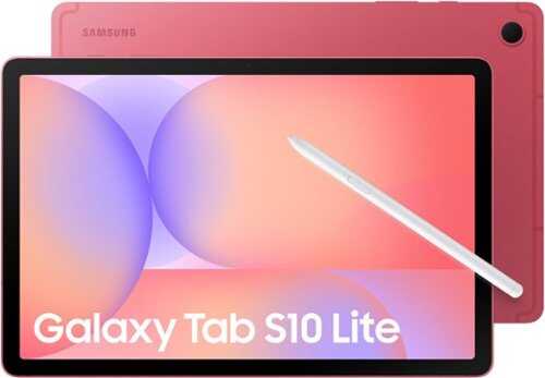 Rent to own Samsung - Galaxy Tab S10 Lite - 10.9" 256GB - Wi-Fi - with S-Pen - Coral Red