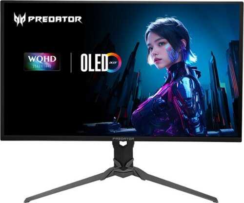 Rent to own Acer - Predator X27U 27" WQHD QD-OLED 280Hz 0.03ms FreeSync Premium Pro Gaming Monitor with HDR400 (DisplayPort, HDMI) - Black