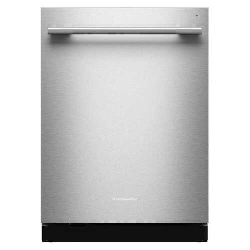 Rent to own KitchenAid - 24" Top Control Built-In Dishwasher with 360 Max Jets Third Rack and Advanced ProDry System, 44 dBA - PrintShield Stainless