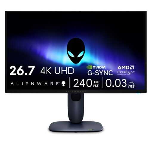 Rent to own Alienware - AW2725Q 27" QD-OLED 4K UHD 240Hz 0.03-ms FreeSync and G-SYNC Gaming Monitor with HDR (HDMI, DisplayPort) - Black