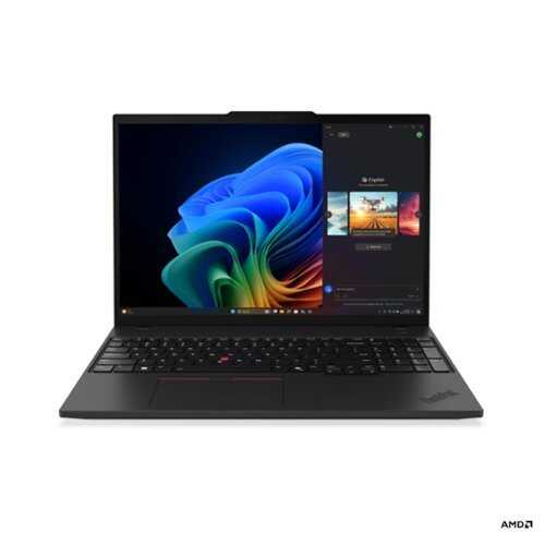 Rent to own Lenovo - ThinkPad T16 G4 16" Copilot+ PC - Latest Model - AMD Ryzen AI 7 350 with 16GB Memory - 512GB SSD - Black