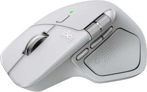 Rent to own Logitech - MX Master 4 for Mac - Pale Grey - Wireless - White Silver