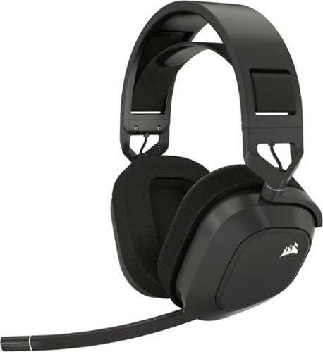 Rent to own CORSAIR - HS80 MAX Wireless Gaming Headset for Xbox, PC, Mac, PS5, PS4, and Mobile - Steel Gray