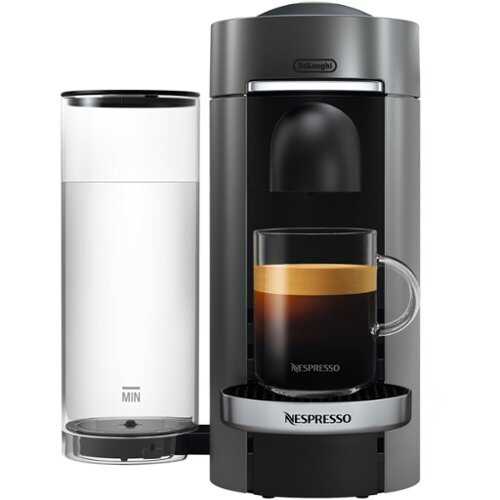 Rent to own Nespresso - VertuoPlus Deluxe Coffee & Espresso Single-Serve Machine - Titanium
