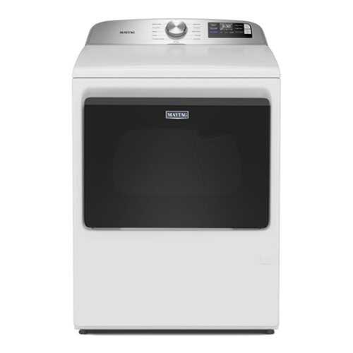 Rent to own Maytag - 7.4 Cu. Ft. Smart Electric Dryer with Extra Power and Advanced Moisture Sensing - White