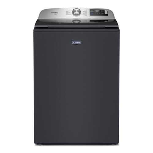 Rent to own Maytag - 5.3 Cu. Ft. Smart Top Load Washer with Pet Pro - Midnight Steel