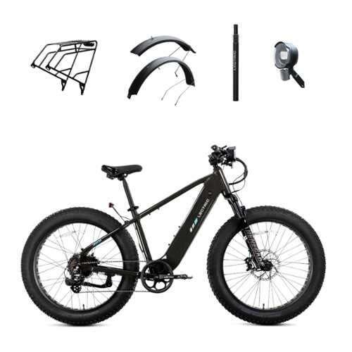 Rent to own Lectric eBikes - XPeak High-Step 2.0 eBike (60mi. Range/28mph Speed) + Rear Rack, Fenders, Headlight, Suspension Seat Post - 70 - Tempest Grey