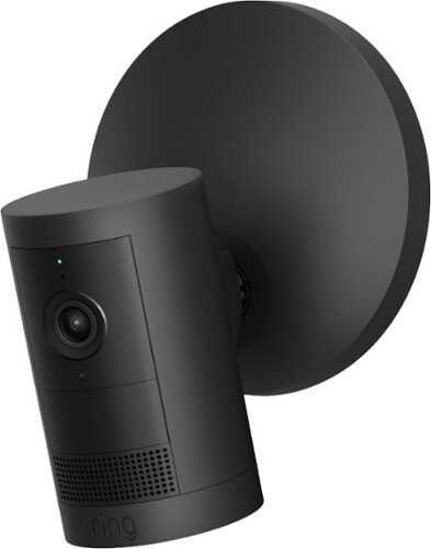 Rent to own Outdoor Cam Plus, Power over Ethernet with Wide-Angle 2K Video, Ring Vision and Low-Light Sight for color night vision - Black