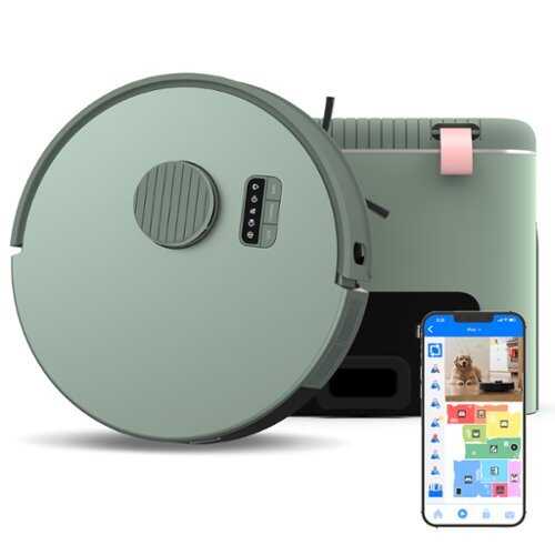 Rent to own bObsweep - Bio Auto-Empty Robot Vacuum & Mop with 100-Day Dock, Activate Charcoal Odor Filtration, Made of Bio-Plastic - Ravine