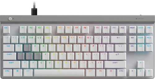 Rent to own Logitech - G515 RAPID TKL Wired Mechanical Analog Low-Profile Switch Gaming Keyboard with LIGHTSYNC RGB - White