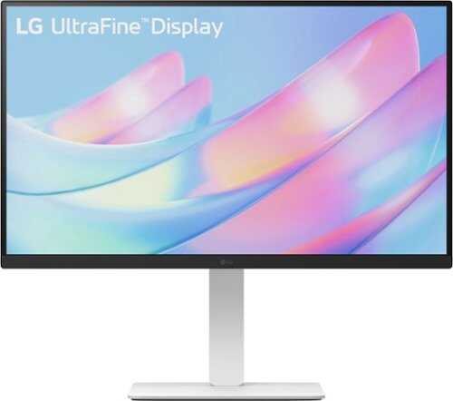 Rent to own LG - UltraFine 27" IPS UHD 60Hz Monitor with HDR10 (HDMI, DisplayPort) - White