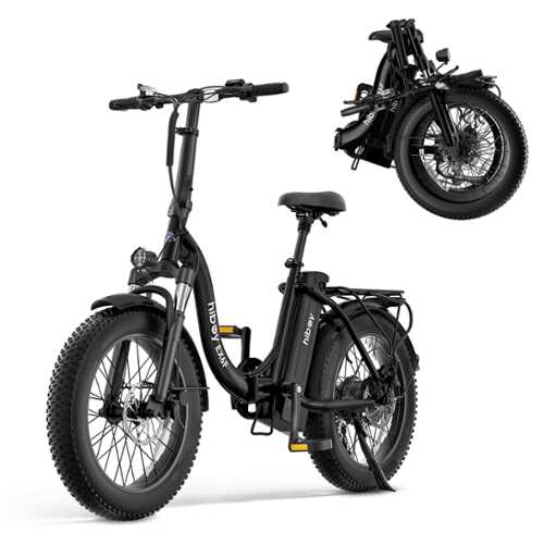Rent to own HiBoy - EX6F Electric Bike w/ 75 mi Max Operating Range & 25 mph Max Speed - 67.7*24.2*50.8 - Black