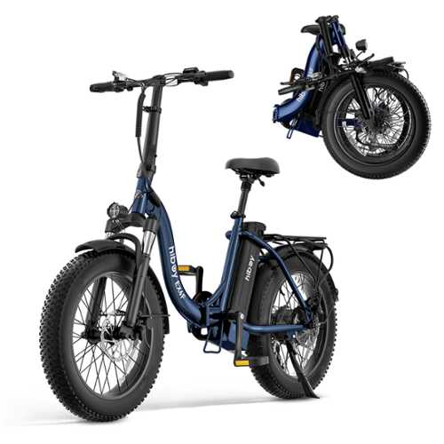 Rent to own HiBoy - EX6F Electric Bike w/ 75 mi Max Operating Range & 25 mph Max Speed - 67.7*24.2*50.8 - Blue