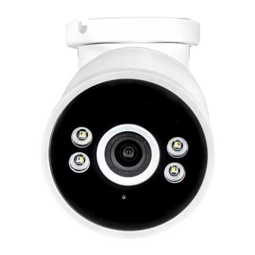Rent to own Swann - AdvancedX 4K Security Camera PoE Outdoor Bullet, Color Night Vision, Smart Video Analytics/Alerts, Motion Detect - White