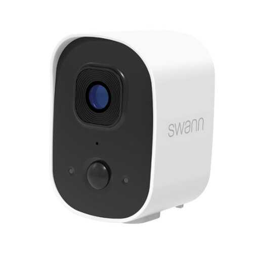 Rent to own Swann - EVO 2K WiFi Security Camera, Weatherproof Outdoor, Color Night Vision, Motion Detect, Two-Way Audio, 32GB MicroSD - White