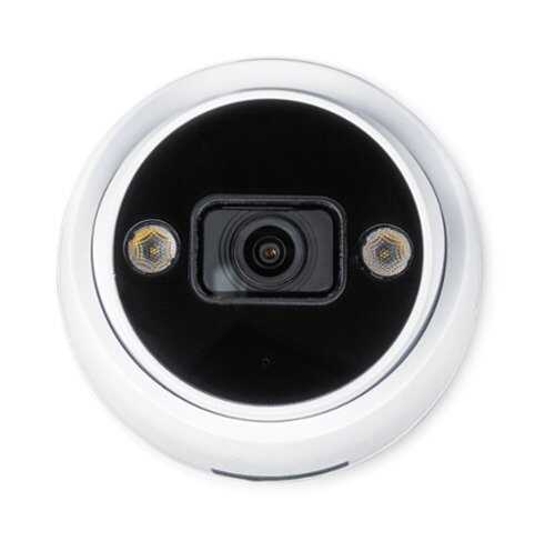 Rent to own Swann - AdvancedX 4K Security Camera PoE Outdoor Dome, Color Night Vision, Smart Video Analytics/Alerts, Motion Detect - White