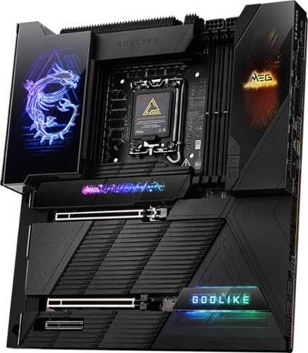 Rent to own MSI - MEG Z890 GODLIKE (Socket 1851) Intel Z890 EATX DDR5 Wi-Fi 7 Motherboard - Black/Matt