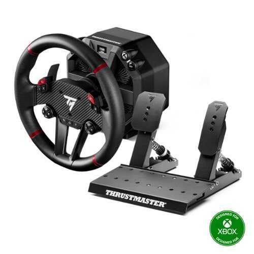 Rent to own Thrustmaster - T598X, Direct Axial Drive Force Feedback Racing Wheel and Pedal Set (Xbox One, Xbox Series S/X, PC) - Black
