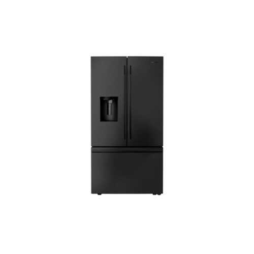 Rent to own KitchenAid - 30 Cu. Ft. French Door Refrigerator with Exterior Water and Ice - Black Ore