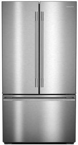 Rent to own KitchenAid - 24 Cu. Ft. French Door Counter-Depth Refrigerator with Interior Dispense - PrintShield Stainless