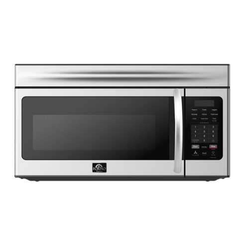 Rent to own Forno Appliances - Scalo 1.6 Cu. Ft. Over-the-Range Microwave with Sensor Cooking and Auto-Defrost - Stainless steel