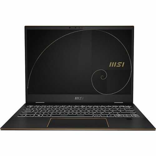 Rent to own MSI - Summit 2-in-1 13.4" Touchscreen Laptop - Intel Core i7 1360P with 16GB Memory - 1TB SSD - Ink Black