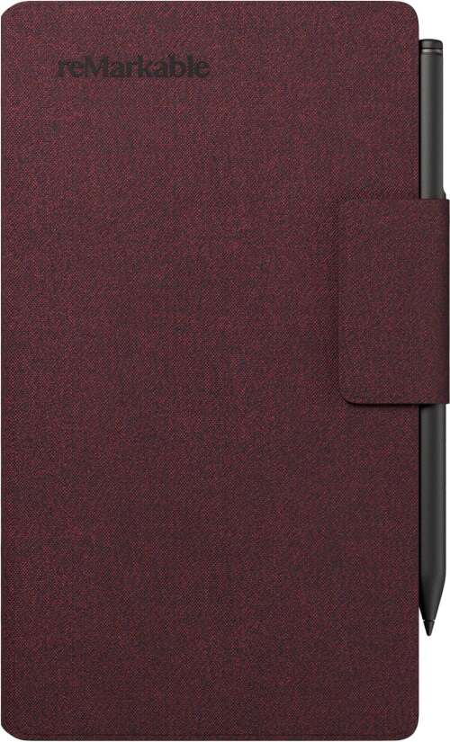 Rent to own reMarkable - Paper Pro Move - Mosaic weave Book Folio for your 7.3'' paper tablet - Burgundy