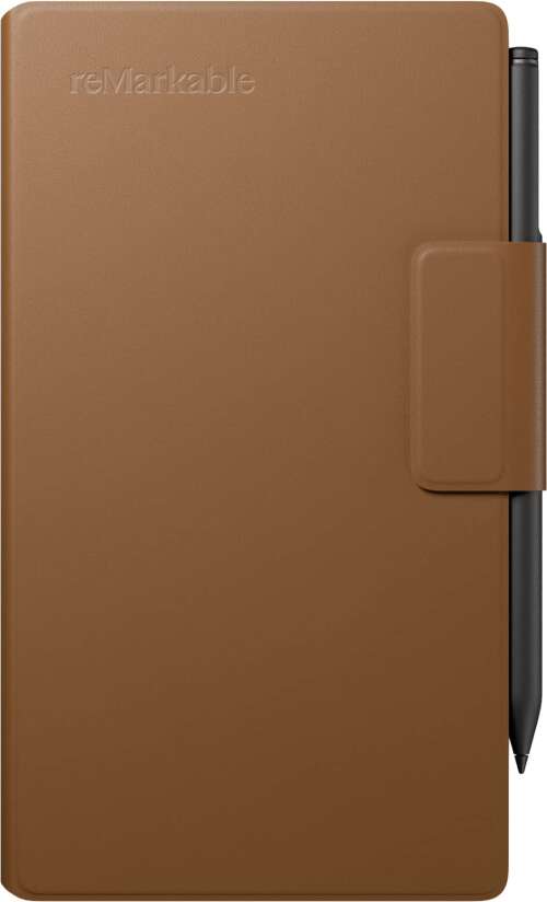 Rent to own reMarkable - Paper Pro Move - Premium leather Book Folio for your 7.3'' paper tablet - Brown