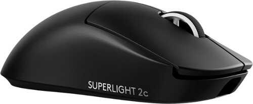 Rent to own Logitech - PRO X SUPERLIGHT 2c LIGHTSPEED Lightweight Compact Wireless Optical HERO 2 Sensor 44 000 DPI Gaming Mouse - Wireless - Black