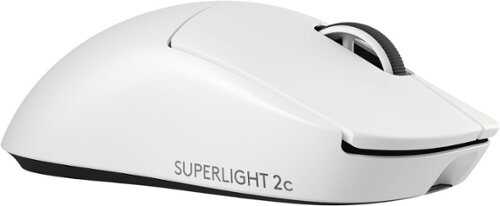 Rent to own Logitech - PRO X SUPERLIGHT 2c LIGHTSPEED Lightweight Compact Wireless Optical HERO 2 Sensor 44 000 DPI Gaming Mouse - Wireless - White