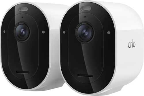 Rent to own Arlo - Pro 2-Camera Wireless 2K Security Camera (6th Gen) Battery Powered - White