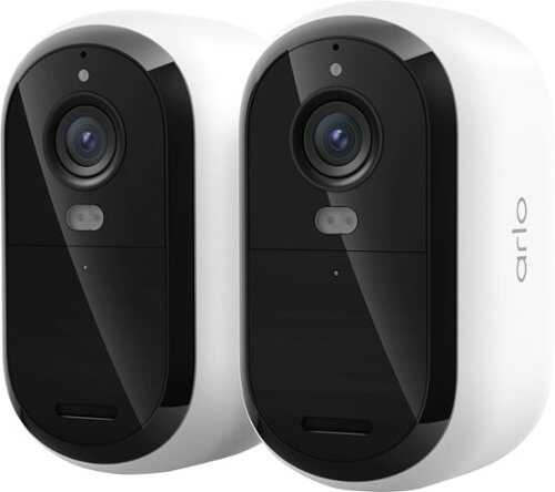 Rent to own Arlo - Essential 2-Camera Wireless 2K Security Camera (3rd Gen) Battery Powered - White