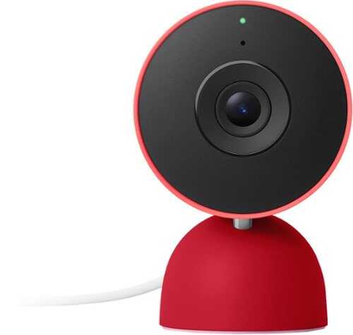 Rent to own Google - Nest Cam Indoor (wired, 3rd gen) - Latest Model - 2K Video and Gemini - Berry