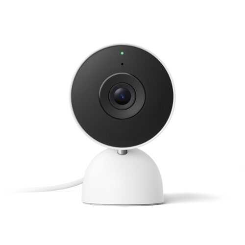 Rent to own Google - Nest Cam Indoor (wired, 3rd gen) - Latest Model - 2K Video and Gemini - Snow