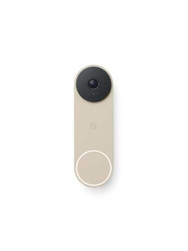 Rent to own Google - Nest Doorbell (wired, 3rd gen) - Latest Model - 2K Video and Gemini - Linen