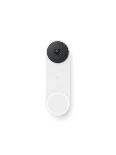 Rent to own Google - Nest Doorbell (wired, 3rd gen) - Latest Model - 2K Video and Gemini - Snow