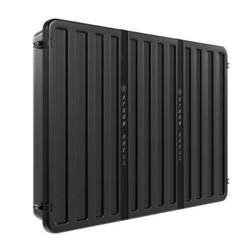 Rent to own Storm Shell - XL Weatherproof 65" Outdoor TV and Soundbar Enclosure - Black