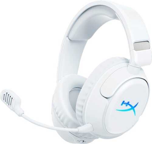 Rent to own HyperX - Cloud Flight 2 Wireless Gaming Headset for PC, PS5, PS4, Nintendo Switch, Mac, Mobile, and Bluetooth - White