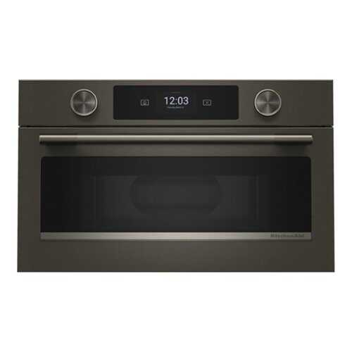 Rent to own KitchenAid - 1.4 Cu. Ft. Built-In Microwave with Air Fry - Black Ore
