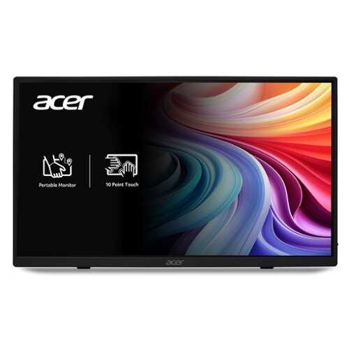 Rent to own Acer - 15.6" FHD 60Hz Adaptive Sync IPS Portable Touch Monitor (USB Type-C, Mini HDMI & Micro USB) - Black
