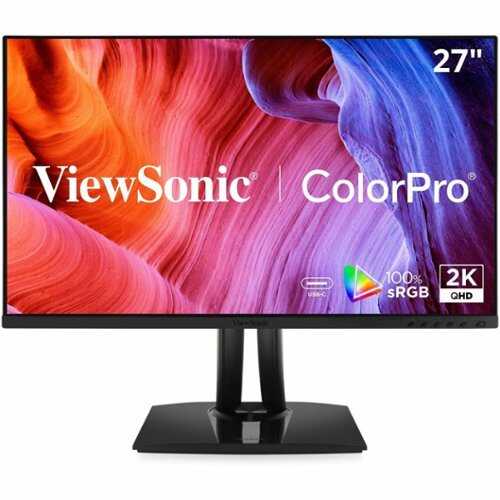 Rent to own ViewSonic - VP2756A-2K 27 IPS QHD Pantone Validated Monitor. (HDMI, USB, Display Port) - Black