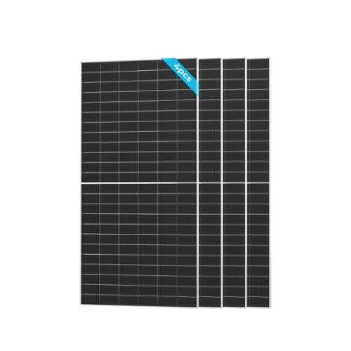Rent to own Renogy - 4-Piece 590W Bifacial 16BB N-Type Monocrystalline Solar Panel 2360W Back-up Power for Off-Grid RV, High Efficiency - Black