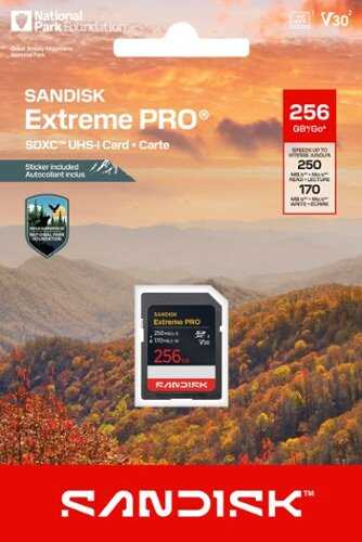 Rent to own SANDISK - Extreme Pro 256GB SDXC UHS-I National Parks