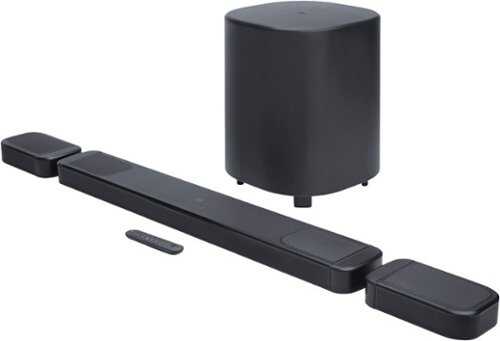 Rent to own JBL - BAR1000MK2 7.1.4-channel soundbar with detachable surround speakers, Multibeam, Dolby Atmos and DTS:X - Black