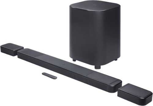 Rent to own JBL - Bar 1300X Mk2 11.1.4 Channel Soundbar System with Detachable Surround Speakers - Black