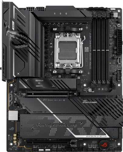 Rent to own ASUS - ROG STRIX X870E-H (Socket AM5) AMD X870 ATX DDR5 Wi-Fi 7 BE Motherboard - Black