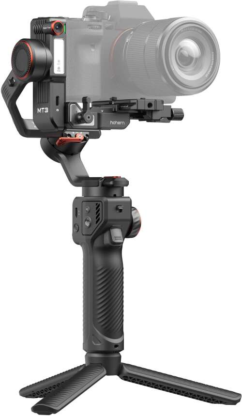 Rent to own Hohem - iSteady MT3 3-Axis Gimbal Stabilizer for Camera w/ AI Tracking, 4-in-1 Compatibility & 2nd-Gen Fast Vertical Switch - Black