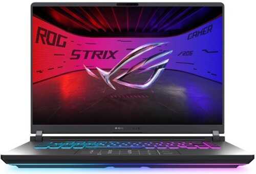 Rent to own ASUS - ROG Strix G16 16" 2.5K 240Hz Gaming Laptop - AMD Ryzen 9 HX - 32GB RAM - NVIDIA GeForce RTX 5070 - 1TB SSD - Eclipse Gray
