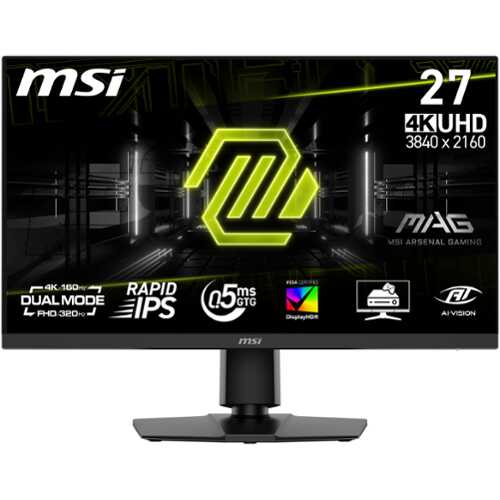 Rent to own MSI - MAG 272URDF E16 27" UHD 160Hz/FHD 320Hz 0.5ms FreeSync Gaming Monitor (DisplayPort, HDMI) - Black